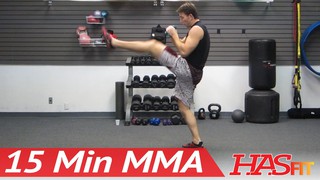 UFC TRAINING MMA WORKOUT - 15 Min MMA Training Conditioning Workouts w/ P...