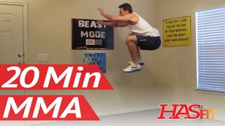 20 Minute MMA Training Workouts - HASfit Mixed Martial Arts Workout - UFC...