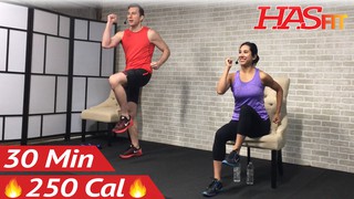 30 Min Senior Workout Routines - Standing & Seated Chair Exercise for Sen...
