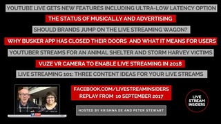 Live Stream News Week Commencing 10 September 2017