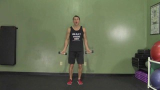 Dumbbell Curl + Low Kick - HASfit Low Impact Exercises - Low Impact Exerc...