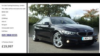 BMW For Sale Tooting Broadway 430 3.0TD ( 258bhp ) £19,997