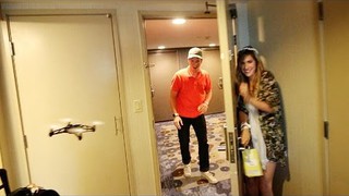 Danger Drone in the Hotel Room