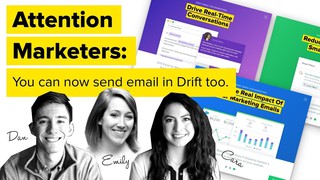 Introducing Drift Email For Marketing. Turn Your Emails Into Conversation...