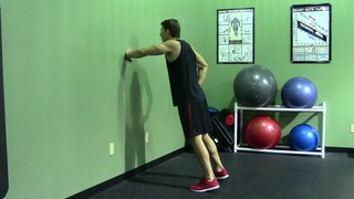 One Arm Wall Push Up - HASfit Push Up Exercise Demonstration - Single Arm...