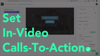 Set Calls to Action Across Your AlphaVoice Channel