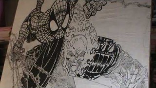 Painting Spider Man & Ghost Rider #4 from BSN Collectibles Ep. 96