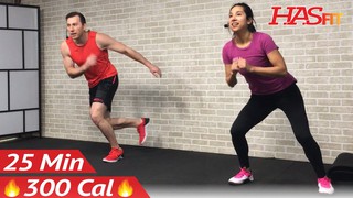 25 Min HIIT Cardio Abs Workout without Equipment at Home Cardio and Abs W...