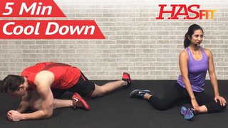 5 Minute Cool Down Exercises After Workout - Cool Down Stretch to Improve...