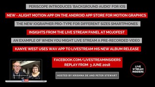 Live Stream News Week Commencing 3 June 2018
