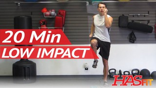 HASfit 20 Minute Low Impact Easy Workout to Burn Calories | Beginner Card...