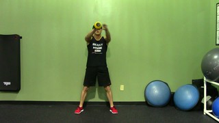 Kettlebell Swing + Catch - HASfit Kettlebell Exercise Demonstration - Ket...