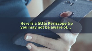 Periscope and Twitter can be used simultaneously