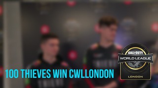 100T Wins CWL London reaction - #CWLLondon
