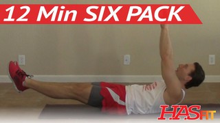 12 Min 6 Pack Ab Workout At Home For Men Women Six Pack Abs Exercises Abdominal Ab Workouts Hasfit