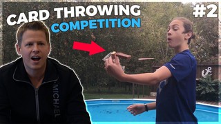 Card Throwing Competition #2 RESULTS | Rick Smith Jr.
