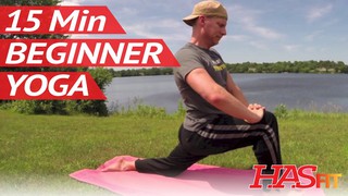 15 Min Yoga for Beginners w/ Sean Vigue - Beginner Yoga for Weight Loss, ...