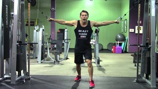 Cable Crossover - HASfit Chest Exercise Demonstration - Chest Fly - Cable...
