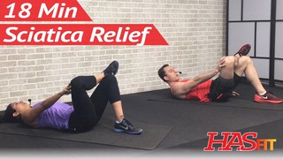 18 Min Sciatica Exercises for Leg Pain Relief - Sciatica Relief & Treatme...