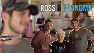 Card Throwing Trick Shots with Ross Smith & Grandma | Rick Smith Jr.