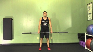 Jump Shrug from Floor - HASfit Olympic Exercise - Olympic Lift Form