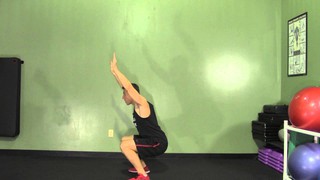 Low Impact Overhead Squat - HASfit Low Impact Exercises - Low Impact Exer...
