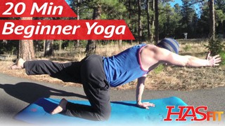 20 Min Yoga for Beginners w/ Sean Vigue - Beginner Yoga for Weight Loss, ...