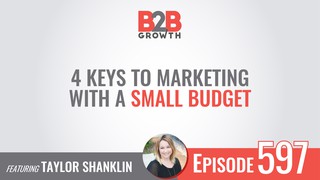 597: 4 Keys to Marketing with a Small Budget w/ Taylor Shanklin