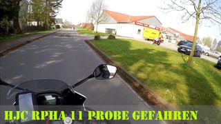 HJC RPHA 11 Helm Probe gefahren (Deutsch) | Piotrrr Moto