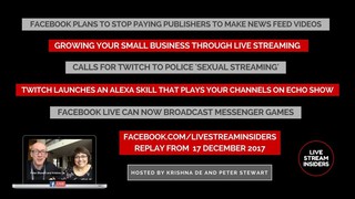 Live Stream News Week Commencing 17 December 2017