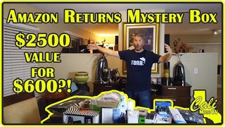 Amazon Returns Mystery Box - $2500 value for $600?! Top or FLOP?