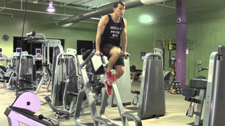 Iso Dip Running Man - HASfit Body Weight Exercise - Ab Exercise - Calisth...
