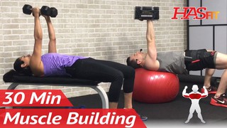 30 Min Chest and Tricep Workout to BUILD MUSCLE Muscle Building Workouts ...