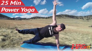 25 Minute Yoga Strength Workout w/ Sean Vigue - Power Yoga Workouts for M...