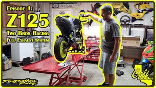 Two Brothers Racing Exhaust Install on Kawasaki Z125