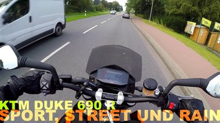 Sport, Street, Rain: Modi der KTM Duke 690 R | Piotrrr Moto