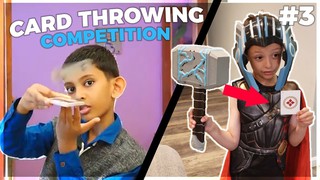 Card Throwing Competition #3 | Rick Smith Jr.