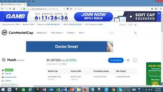 Coin  market cap and complete hush review 2018