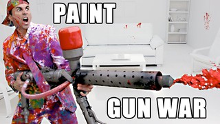 PAINT Super Soaker Battle (w/ Colin Furze)- Splatoon IRL