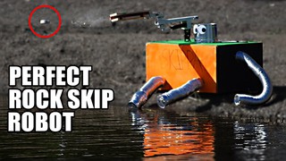 Rock Skip Robot- The SCIENCE of PERFECT ROCK SKIPPING