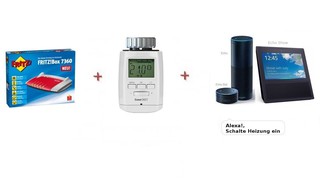 Update + DECT Heizkörperthermostat + Alexa + ioBroker HowTo