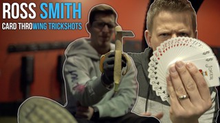 Card Throwing Trick Shots with Ross Smith | Rick Smith Jr.