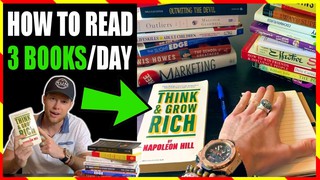 HOW TO SPEED READ 3 PERSONAL DEVELOPMENT BOOKS A DAY