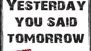 Weight Loss Motivation ~ Help To Lose Weight! Yesterday You Said Tomorrow...