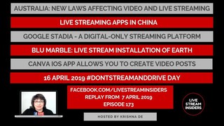 Live Stream News Week Commencing 7 April 2019