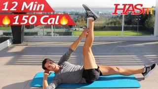 12 Min Extreme Abs Workout w/ Zachary Fiorido’s Beauty and the Fit - Extr...