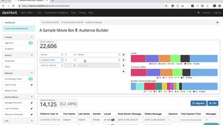 Drive user acquisition with Dashbot's Audience Builder