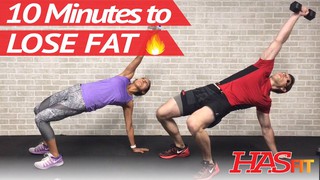 10 Minute Cardio Workout at Home for Women & Men - Workouts to Lose Belly...