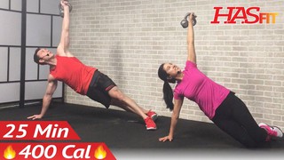 25 Min Kettlebell Workout - Kettlebell Workouts for Fat Loss & Strength T...