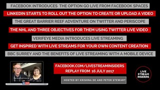 Live Stream News Week Commencing 16 July 2017